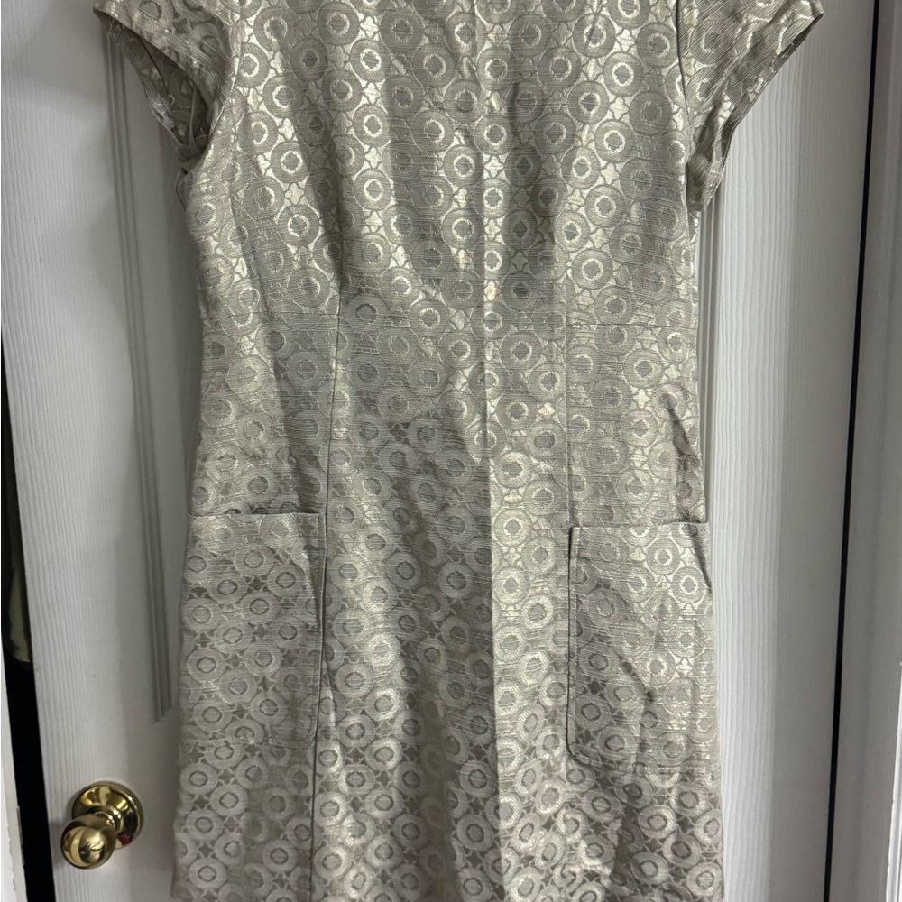 Laundry by Design Cream Geometric Mini Dress - Picture 3 of 3